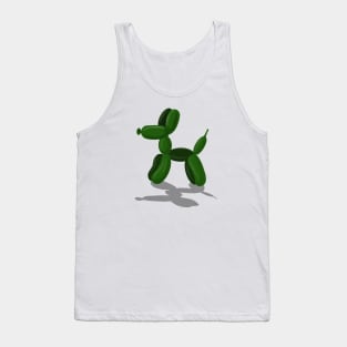 Emerald green balloon dog Tank Top